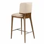 Stools - Cream leatherette stool - ANGEL CERDÁ