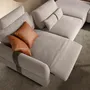 Canapés - Canapé chaise longue relax modulable gauche tissu sable - ANGEL CERDÁ