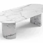Dining Tables - Refleko - Dining Tables - Statuario Carrara Marble - STONE VALLEY