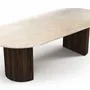 Dining Tables - Refleko - Dining Tables - Crema Marble - STONE VALLEY
