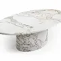 Dining Tables - Valleyra - Dining Tables - Calacatta Oro Marble - STONE VALLEY