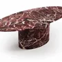 Dining Tables - Valleyra - Dining Tables - Rosso Levano Marble - STONE VALLEY