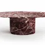 Dining Tables - Valleyra - Dining Tables - Rosso Levano Marble - STONE VALLEY