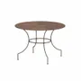 Decorative objects - Furniture - Large 110" round iron table - DÉCORS & LANTERNES D'AUTREFOIS