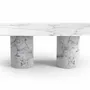Dining Tables - Jaspura - Dining tables - Statuario Carrara marble - STONE VALLEY