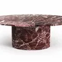 Coffee tables - Valleyra - Coffee tables - Rosso Levano marble - STONE VALLEY