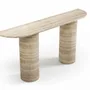 Consoles - Ombrure - Table console - Travertin Classique - STONE VALLEY