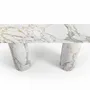 Console table - Ombrure - Console Table - Calacatta Oro Marble - STONE VALLEY