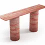 Console table - Ombrure - Console Table - Red Travertine - STONE VALLEY