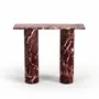 Console table - Ombre mini - Console table - Rosso Levano marble - STONE VALLEY