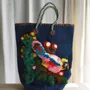 Bags and totes - Basket “Nathalie's little flowers” - PO! PARIS