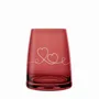 Verres - Vispera Verre coloré à cocktails Rosal avec le motif de cœur - 1 pièce 320 ml - PEKALLA CRISTAL GLASS