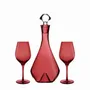Carafes - Vispera Ensemble Carafe et verres à vin Rosal - 2 pièces - PEKALLA CRISTAL GLASS
