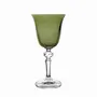 Glass - Kalatina Olive Crystal Wine Glasses - 6 Pieces 170ml - PEKALLA CRISTAL GLASS