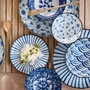 Assiettes au quotidien - Porcelaine bleu et blanc - TOKYO DESIGN STUDIO