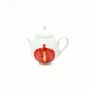 Mugs - Pomegranate Holiday Teapot - Festive Red - GLAZARA