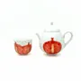 Mugs - Pomegranate Holiday Teapot - Festive Red - GLAZARA