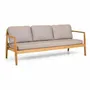 Fauteuils de jardin - Tofino teak Sofa 3 seat - JATI KEBON