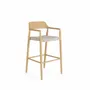 Chaises de jardin - Tofino teak Bar chair - JATI KEBON