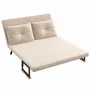 Sofas - 2-seater convertible sofa with 5-level adjustable backrest - AOSOM BUSINESS