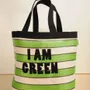 Bags and totes - Large nylon bag I AM GREEN Green - BAOBAB