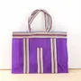 Bags and totes - Purple recycled nylon beach bag - BAOBAB