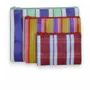 Pochettes - Jeu de 3 pochettes rayées en plastic recyclé WAOU A - BAOBAB