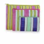 Clutches - Set of 3 striped WAOU B pouches - BAOBAB