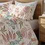 Bed linens - Double bed linen set, 100% Cotton Sateen, Coral Garden - DILIOS