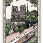 Torchons - Torchon Notre dame Ecru 48 x 72 - MAISON VIVARAISE - SDE VIVARAISE WINKLER