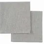 Napkins - Set of 2 table napkins Finette Finette Caviar 40 X 40 - LA CERISE SUR LE GATEAU