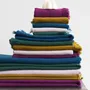 Bath towels - Set of 2 Luna Guest Towels Purple rain 50 X 30 - LA CERISE SUR LE GATEAU