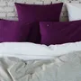 Linge de lit - Taie d'oreiller Céleste Purple rain 65 x 65 - LA CERISE SUR LE GATEAU