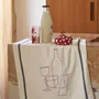 Dish towels - Phil Drink Tea Towel Écru 70 X 50 - LA CERISE SUR LE GATEAU