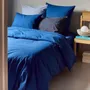 Linge de lit - Taie d'oreiller Line Blue 65 x 65 - LA CERISE SUR LE GATEAU