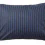 Linge de lit - Taie d'oreiller Line Blue 70 x 50 - LA CERISE SUR LE GATEAU
