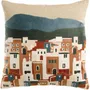 Cushions - Embroidered Cushion Elie Multico 45 X 45 - MAISON VIVARAISE - SDE VIVARAISE WINKLER