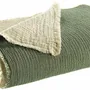 Linge de lit - Jeté Emilio Épicéa 260 x 260 - MAISON VIVARAISE - SDE VIVARAISE WINKLER