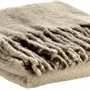 Throw blankets - Isabel Plain Recycled Throw Nuage 130 X 160 - MAISON VIVARAISE - SDE VIVARAISE WINKLER