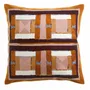 Cushions - Embroidered Cushion Taho Cuivre 45 X 45 - MAISON VIVARAISE - SDE VIVARAISE WINKLER
