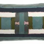 Coussins - Coussin brodé Taho Vert de gris 30 x 50 - MAISON VIVARAISE - SDE VIVARAISE WINKLER