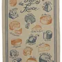 Dish towels - Linen Tea Towel Les fromages Naturel 45 X 70 - MAISON VIVARAISE - SDE VIVARAISE WINKLER