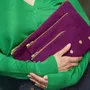 Clutches - Iona Pouch Purple rain 19 X 28 X 1 - LA CERISE SUR LE GATEAU