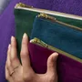 Clutches - Iona Pouch Purple rain 19 X 28 X 1 - LA CERISE SUR LE GATEAU