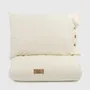 Bed linens - Single bed linen set,  Natural Light,100% raw cotton - DILIOS