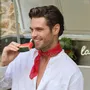 Foulards et écharpes - BANDANA COTON STANLEY ROUGE - MONSIEUR CHARLI