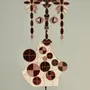 Unique pieces - \" Sentinel\”. Mask-sculpture in partitioned marquetry, wood and metal - ATELIER NATHALIE MELON