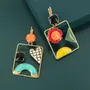 Jewelry - ARTY GOLD MULTI COLOUR SLEEPERS - TARATATA BIJOUX