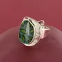 Jewelry - RING DO NOT MOVE SILVER GREEN COLOR - TARATATA BIJOUX