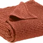 Linge de lit - Jeté recyclé Maia Sienne 260 x 260 - MAISON VIVARAISE - SDE VIVARAISE WINKLER